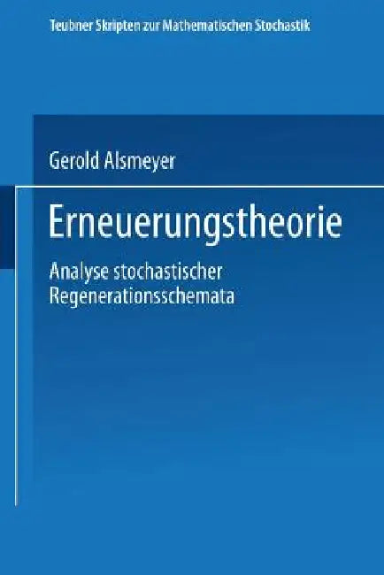 Erneuerungstheorie by Gerold Alsmeyer