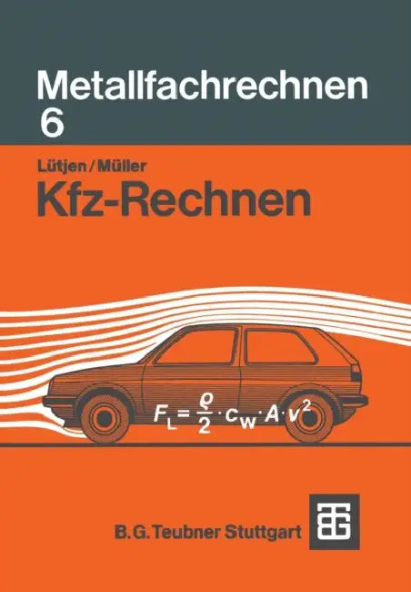 Kfz-Rechnen by Diedrich Lütjen, Manfred Müller
