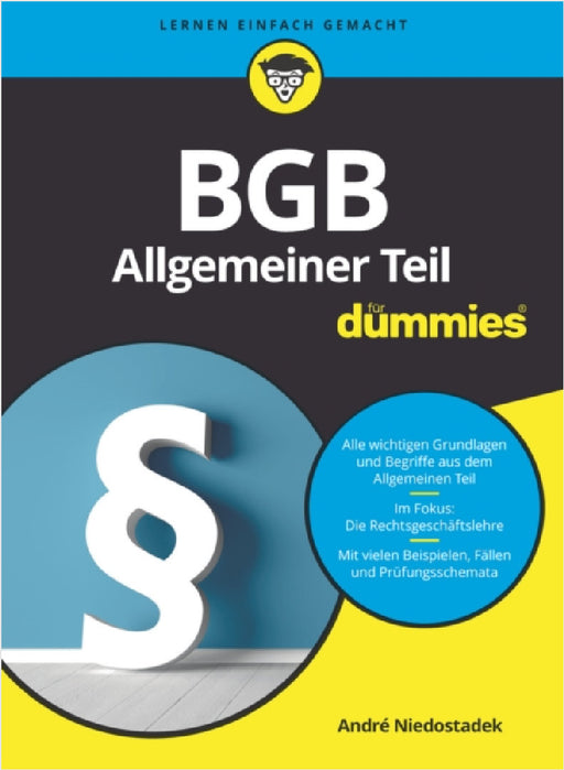 BGB Allgemeiner Teil fur Dummies by Andre Niedostadek