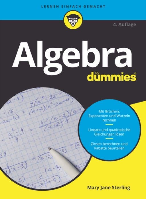 Algebra fur Dummies by Mary Jane (Bradley University, Peoria, IL) Sterling