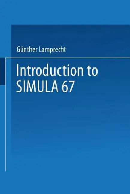 Introduction to Simula 67 by Günther Lamprecht