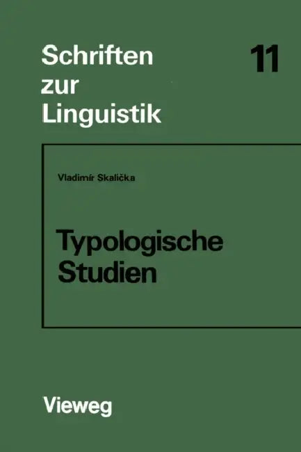 Typologische Studien by Vladimír Skalička