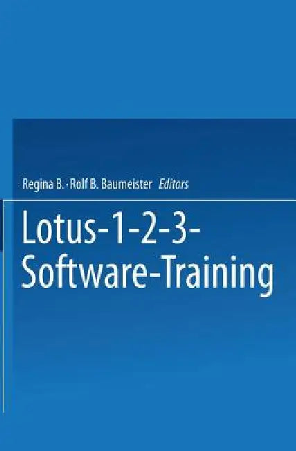 Lotus 1-2-3 Software Training by Detlef Krusekopf