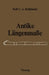Antike Längenmaße: Untersuchungen Über Ihre Zusammenhänge by Rolf C. a. Rottländer