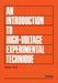 An Introduction to High-Voltage Experimental Technique: Textbook for Electrical Engineers by Dieter Kind
