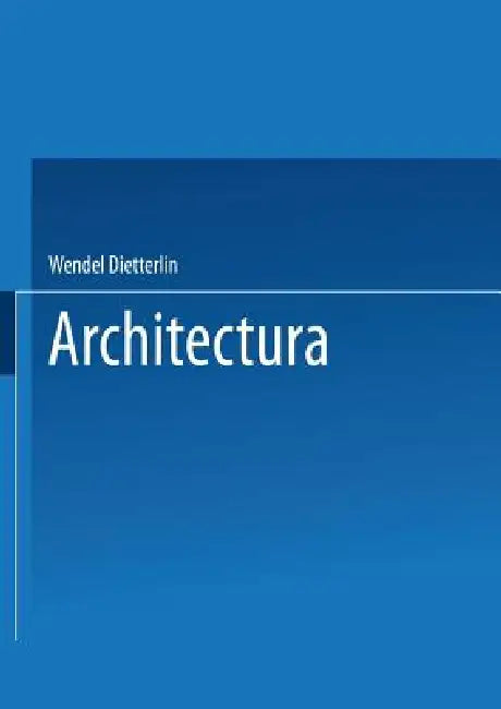 Architectura by Wendel Dietterlin