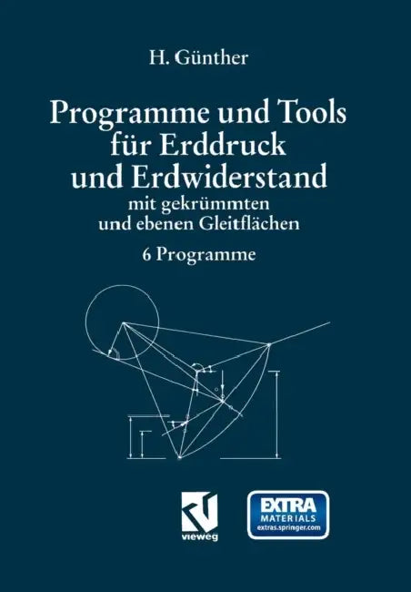 Programme Und Tools Für Erddruck Und Erdwiderstand Mit Gekrümmten Und Ebenen Gleitflächen: 6 Programme by Hans O. Günther