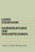 Datenstrukturen Und Speichertechniken by Otto Lange