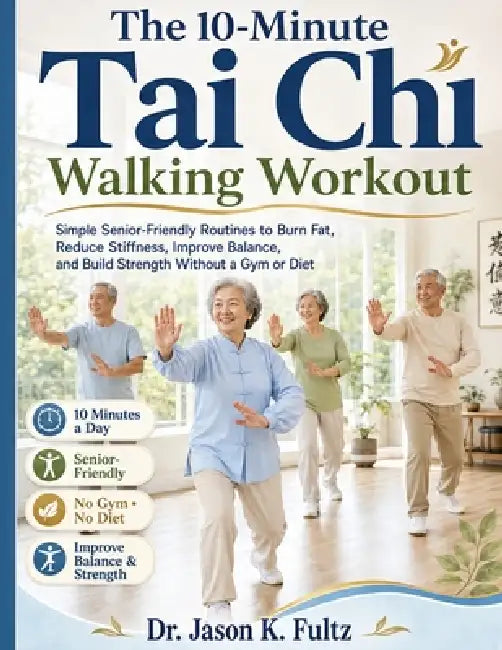 The 10-Minute Tai Chi Walking Workout: Simple Senior-Friendly Routines to Burn Fat, Reduce Stiffness, Improve Balance, and Build Strength Without a Gy by Dr Jason K Fultz