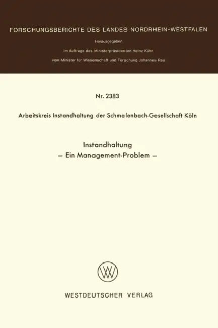 Instandhaltung by Kenneth A. Loparo