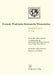Verhaltensstudie Der Musterinduzierten Flugorientierung an Der Fliege Musca Domestica. Biophysik Des Tierflugs: 212. Sitzung Am 10. Januar 1973 in Düs by Werner Reichardt