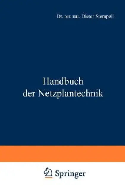 Handbuch Der Netzplantechnik by Dieter Stempell