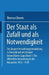 Der Staat ALS Zufall Und ALS Notwendigkeit: Die Jüngere Verwaltungsentwicklung in Deutschland Am Beispiel Ostwestfalen-Lippe by Thomas Ellwein