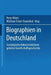 Biographien in Deutschland: Soziologische Rekonstruktionen Gelebter Gesellschaftsgeschichte by Wolfram Fischer-Rosenthal, Peter Alheit