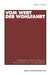 Vom Wert Der Wohlfahrt by Marion Möhle