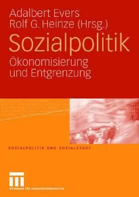 Sozialpolitik: Ökonomisierung Und Entgrenzung by Adalbert Evers, Rolf G. Heinze