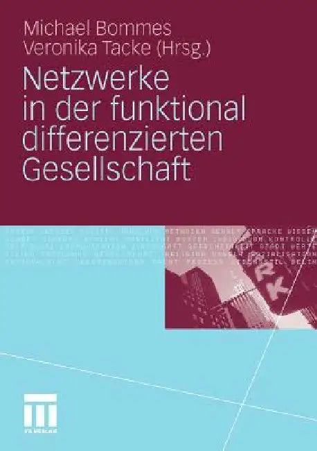 Netzwerke in Der Funktional Differenzierten Gesellschaft by Michael Bommes, Veronika Tacke