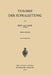 Theorie Der Supraleitung by Max V. Laue