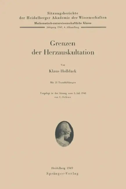 Grenzen Der Herzauskultation by K. Holldack