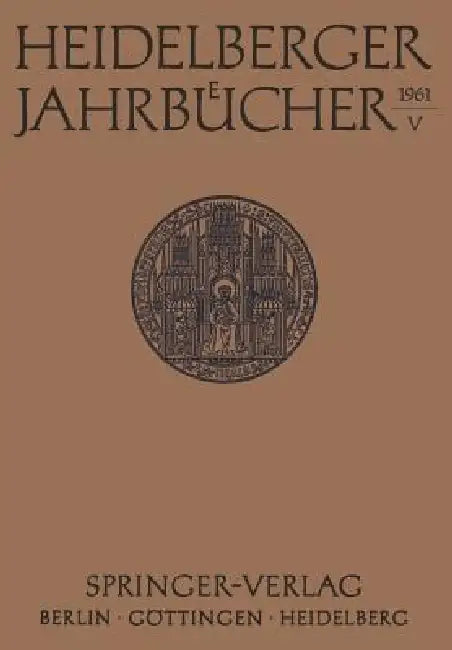 Heidelberger Jahrbücher by Kenneth A. Loparo