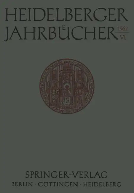 Heidelberger Jahrbücher by Kenneth A. Loparo