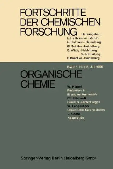 Organische Chemie by Prof Dr E. Heilbrunner