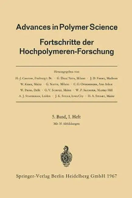 Advances in Polymer Science: Fortschritte Der Hochpolymeren-Forschung by Prof Dr H. -J Cantow
