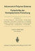 Advances in Polymer Science: Fortschritte Der Hochpolymeren-Forschung by Prof Dr H. -J Cantow