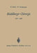 Heidelberger Chirurgie 1818-1968: Eine Gedenkschrift Zum 150jährigen Bestehen Der Chirurgischen Universitätsklinik by Heinrich Krebs, Heinrich Schipperges