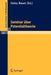 Seminar Über Potentialtheorie by Heinz Bauer