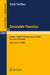 Decidable Theories: Vol. 1: Büchi`s Monadic Second Order Successor Arithmetic by Dirk Siefkes, Gert H. Müller