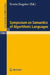 Symposium on Semantics of Algorithmic Languages by E. Engeler