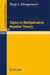 Topics in Multiplicative Number Theory by Hugh L. Montgomery