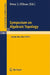 Symposium on Algebraic Topology by P. J. Hilton