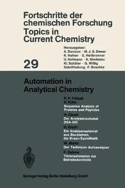 Automation in Analytical Chemistry by P. P. Fietzek