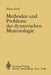 Methoden Und Probleme Der Dynamischen Meteorologie by Hans Ertel