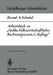 Arbeitsbuch Zu "Stobbe, Volkswirtschaftliches Rechnungswesen, 3.Auflage" by B. A. Schmid