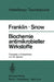 Biochemie Antimikrobieller Wirkstoffe by Trevor J. Franklin, Werner Goebel, W. Goebel