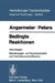 Bedingte Reaktionen: Grundlagen Beziehungen Zur Psychosomatik Und Verhaltensmodifikation by W. F. Angermeier, M. Peters