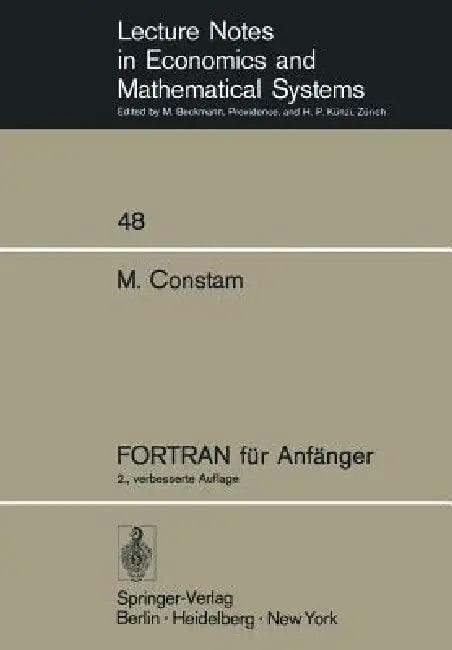 FORTRAN Für Anfänger by Martin Constam