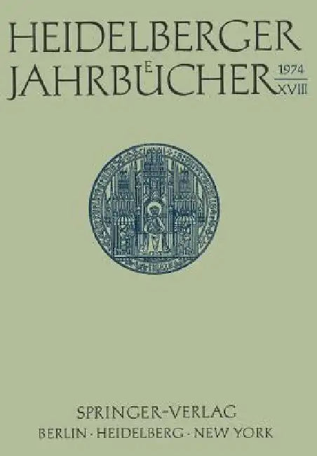 Heidelberger Jahrbücher by Kenneth A. Loparo