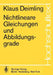 Nichtlineare Gleichungen Und Abbildungsgrade by K. Deimling