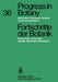 Fortschritte Der Botanik: Morphologie - Physiologie - Genetik - Systematik - Geobotanik by Heinz Ellenberg, Karl Esser, Hermann Merxmüller