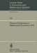 Warsaw Fall Seminars in Mathematical Economics 1975 by M. W. Los