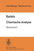 Chemische Analyse: Basiswissen by H. A. Bartels