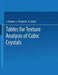 Tables for Texture Analysis of Cubic Crystals by J. Hansen
