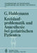 Kreislaufproblematik Und Anaesthesie Bei Geriatrischen Patienten by G. Haldemann