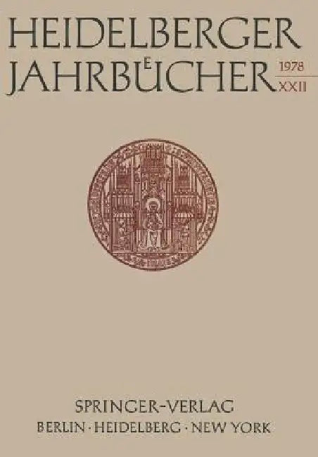 Heidelberger Jahrbücher by Kenneth A. Loparo