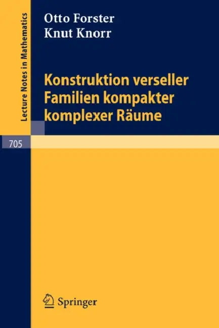 Konstruktion Verseller Familien Kompakter Komplexer Räume by Otto Forster, Knut Knorr