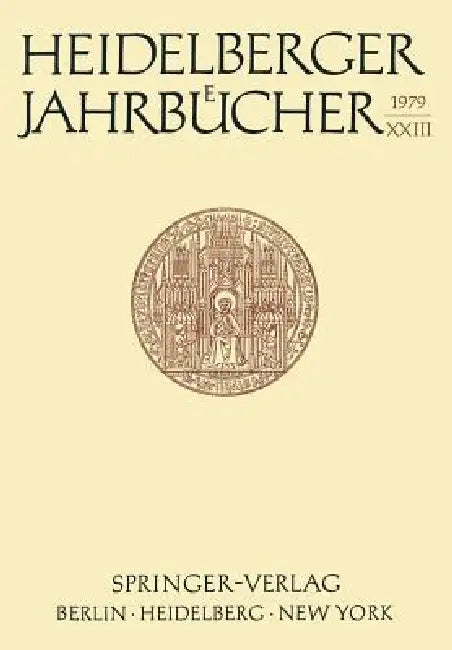 Heidelberger Jahrbücher by Kenneth A. Loparo